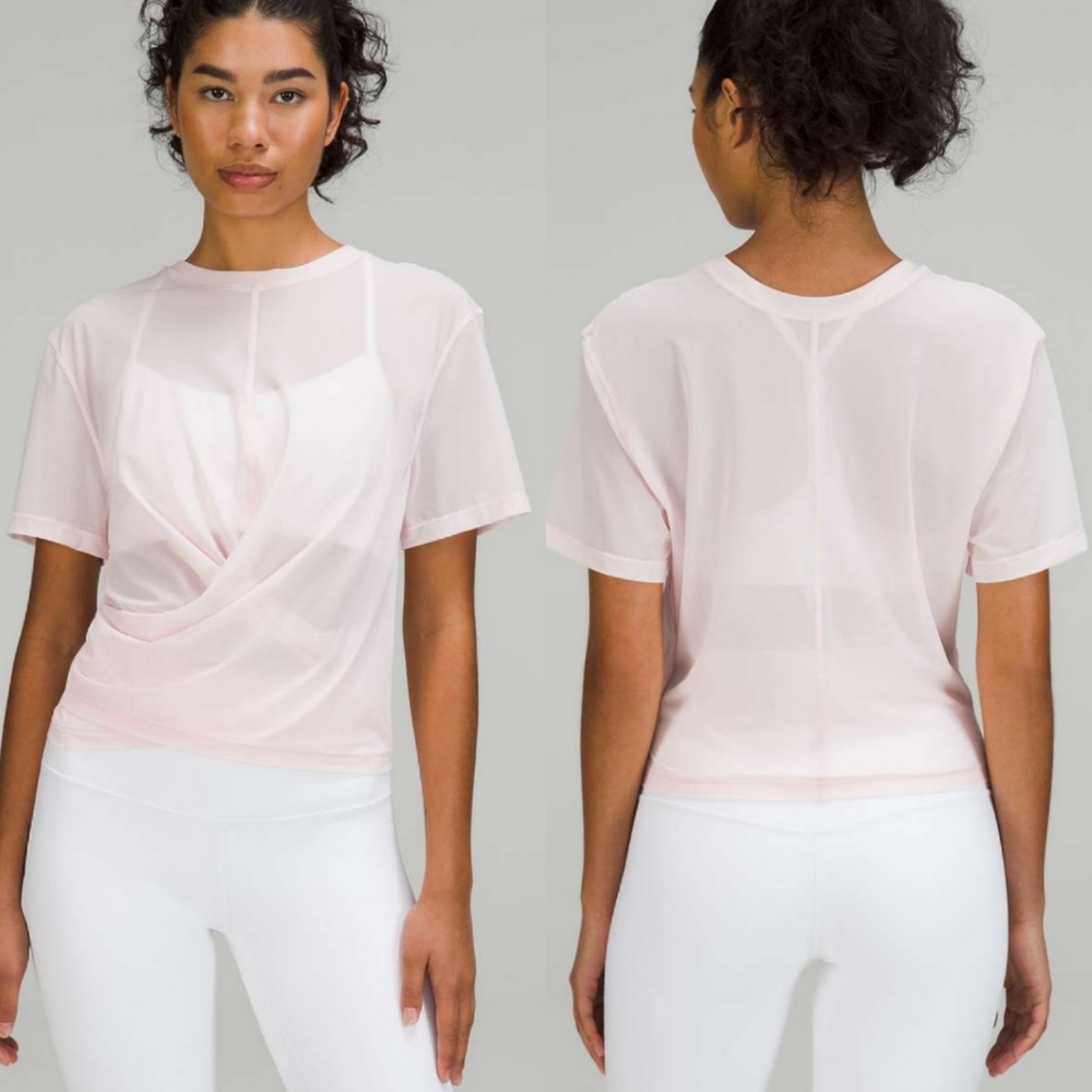 Lululemon Athletica Lightweight Mesh Reversible Yoga T-shirt